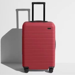 Away carry on in color chili